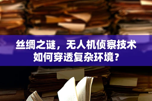 丝绸之谜，无人机侦察技术如何穿透复杂环境？