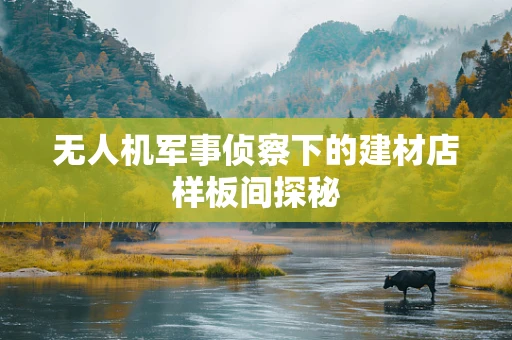 无人机军事侦察下的建材店样板间探秘