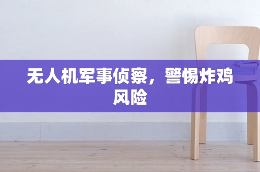 无人机军事侦察，警惕炸鸡风险