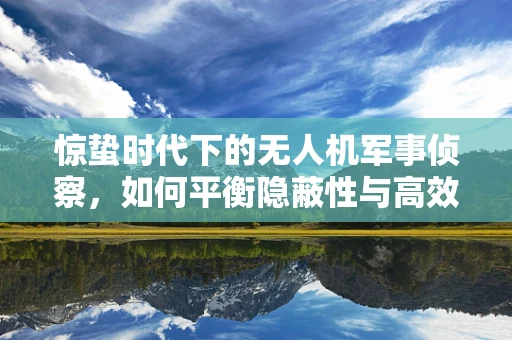 惊蛰时代下的无人机军事侦察，如何平衡隐蔽性与高效性？