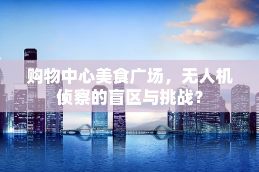 购物中心美食广场，无人机侦察的盲区与挑战？