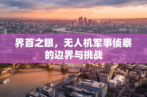 界首之眼，无人机军事侦察的边界与挑战