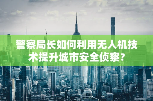 警察局长如何利用无人机技术提升城市安全侦察？
