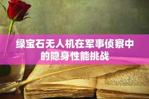 绿宝石无人机在军事侦察中的隐身性能挑战