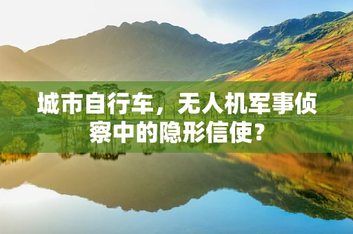 城市自行车，无人机军事侦察中的隐形信使？