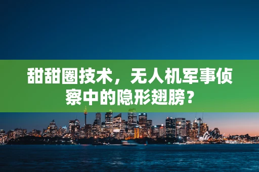 甜甜圈技术，无人机军事侦察中的隐形翅膀？