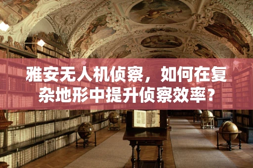 雅安无人机侦察，如何在复杂地形中提升侦察效率？