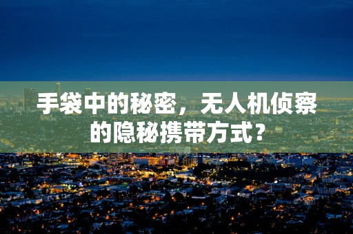 手袋中的秘密，无人机侦察的隐秘携带方式？