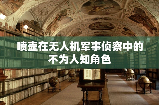 喷壶在无人机军事侦察中的不为人知角色