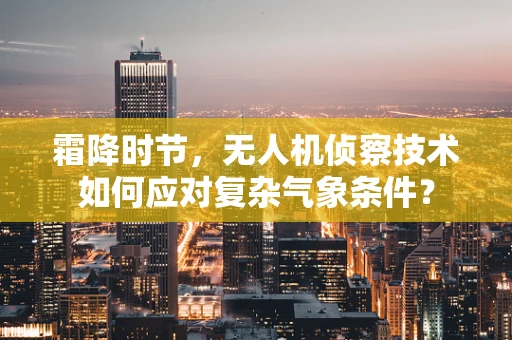 霜降时节，无人机侦察技术如何应对复杂气象条件？
