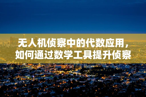 无人机侦察中的代数应用，如何通过数学工具提升侦察效率？