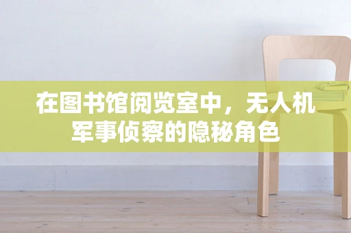 在图书馆阅览室中，无人机军事侦察的隐秘角色