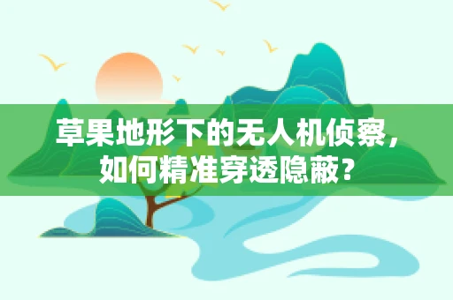 草果地形下的无人机侦察，如何精准穿透隐蔽？