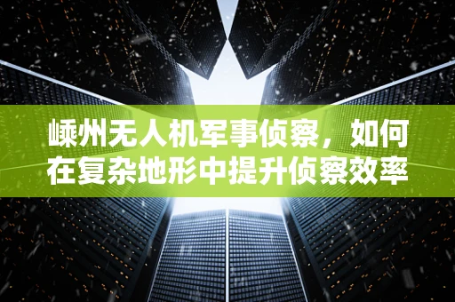 嵊州无人机军事侦察，如何在复杂地形中提升侦察效率？