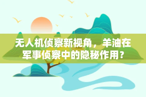 无人机侦察新视角，羊油在军事侦察中的隐秘作用？