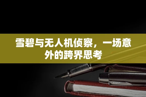雪碧与无人机侦察，一场意外的跨界思考