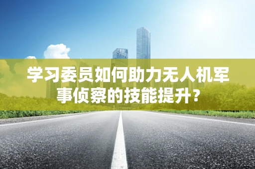 学习委员如何助力无人机军事侦察的技能提升？