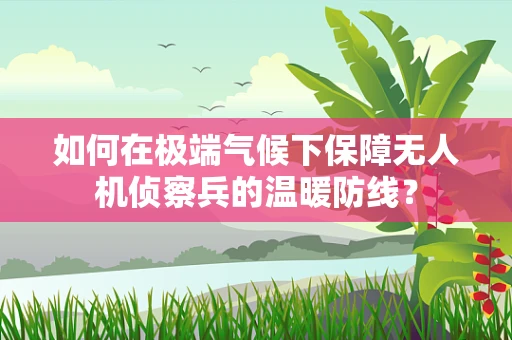 如何在极端气候下保障无人机侦察兵的温暖防线？