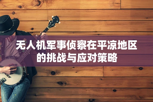 无人机军事侦察在平凉地区的挑战与应对策略
