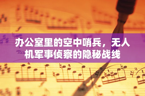 办公室里的空中哨兵，无人机军事侦察的隐秘战线