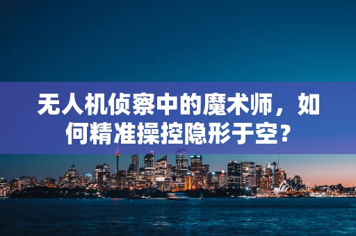 无人机侦察中的魔术师，如何精准操控隐形于空？