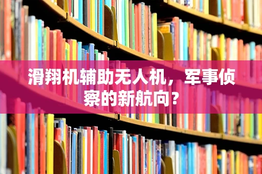 滑翔机辅助无人机，军事侦察的新航向？