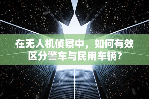 在无人机侦察中，如何有效区分警车与民用车辆？