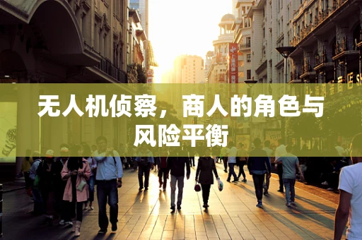 无人机侦察，商人的角色与风险平衡
