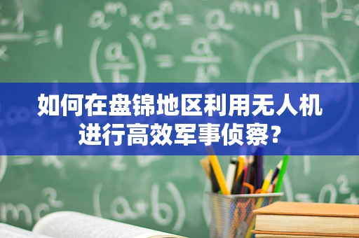 如何在盘锦地区利用无人机进行高效军事侦察？