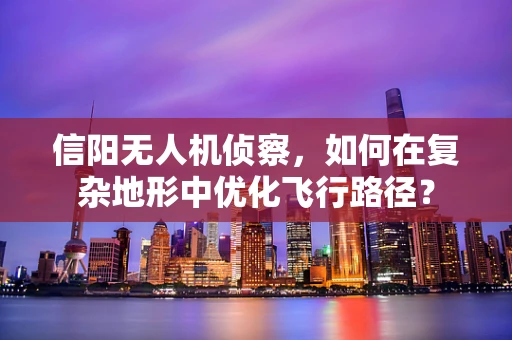 信阳无人机侦察，如何在复杂地形中优化飞行路径？
