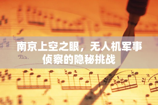 南京上空之眼，无人机军事侦察的隐秘挑战