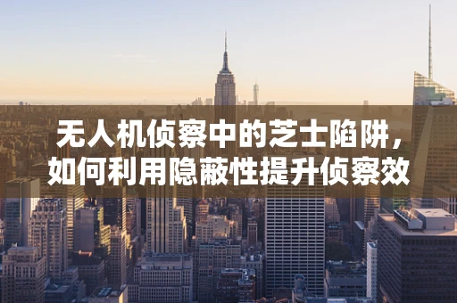 无人机侦察中的芝士陷阱，如何利用隐蔽性提升侦察效率？