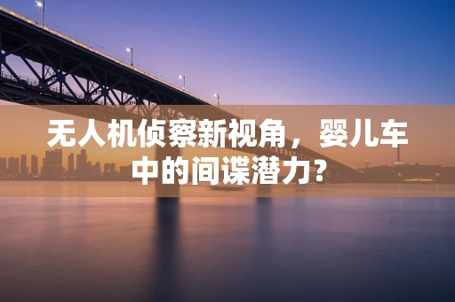 无人机侦察新视角，婴儿车中的间谍潜力？