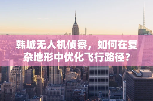 韩城无人机侦察，如何在复杂地形中优化飞行路径？