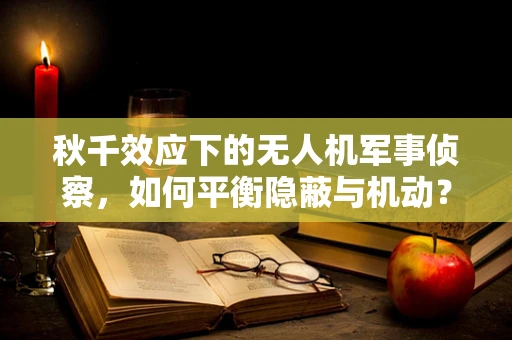秋千效应下的无人机军事侦察，如何平衡隐蔽与机动？