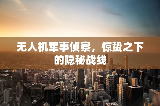 无人机军事侦察，惊蛰之下的隐秘战线