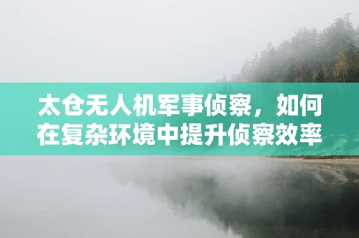太仓无人机军事侦察，如何在复杂环境中提升侦察效率？