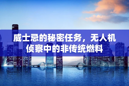威士忌的秘密任务，无人机侦察中的非传统燃料