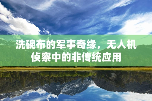 洗碗布的军事奇缘，无人机侦察中的非传统应用