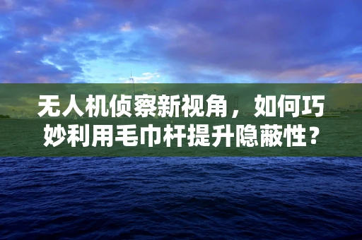 无人机侦察新视角，如何巧妙利用毛巾杆提升隐蔽性？