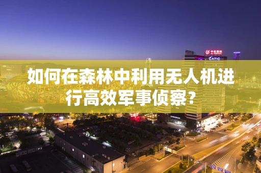 如何在森林中利用无人机进行高效军事侦察？