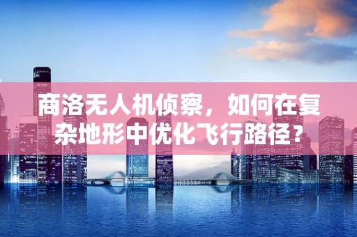 商洛无人机侦察，如何在复杂地形中优化飞行路径？