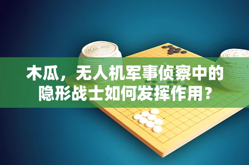 木瓜，无人机军事侦察中的隐形战士如何发挥作用？