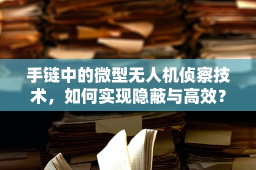 手链中的微型无人机侦察技术，如何实现隐蔽与高效？