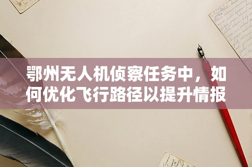 鄂州无人机侦察任务中，如何优化飞行路径以提升情报收集效率？