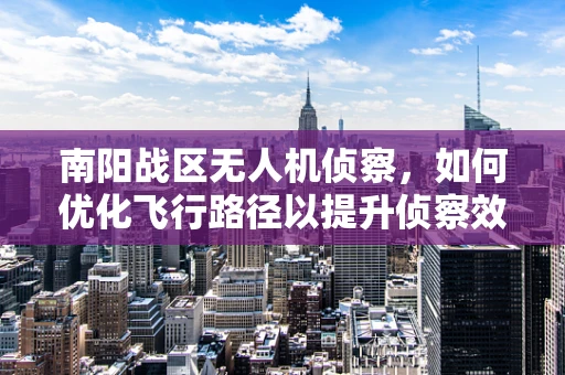 南阳战区无人机侦察，如何优化飞行路径以提升侦察效率？