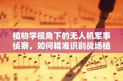 植物学视角下的无人机军事侦察，如何精准识别战场植被类型？