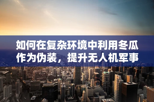 如何在复杂环境中利用冬瓜作为伪装，提升无人机军事侦察的隐蔽性？