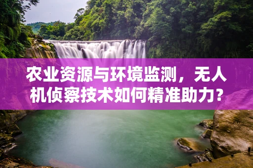 农业资源与环境监测，无人机侦察技术如何精准助力？