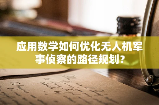 应用数学如何优化无人机军事侦察的路径规划？